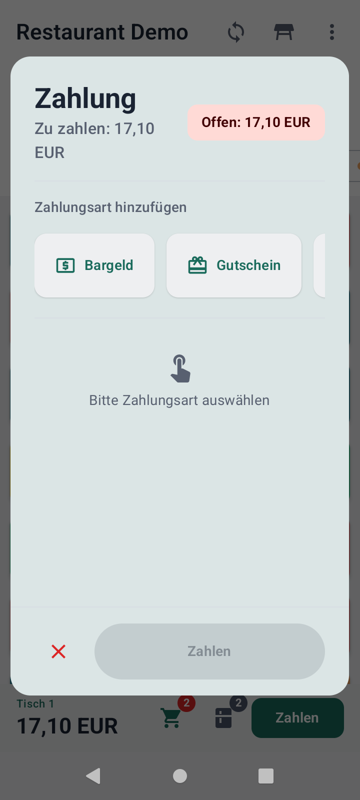 Zahlung
